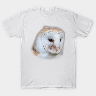 Cut out of a barn owl T-Shirt